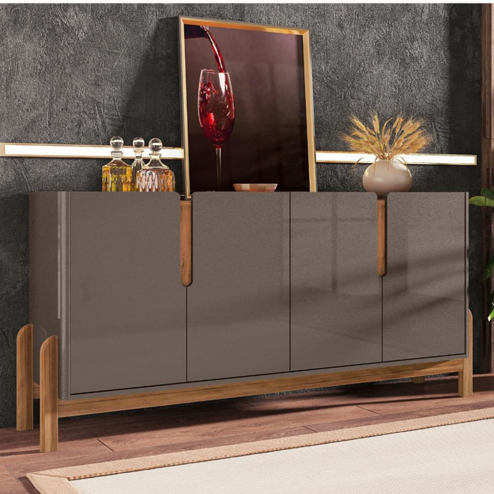 Aparador Buffet 4 Portas 170cm Lizz Casa D