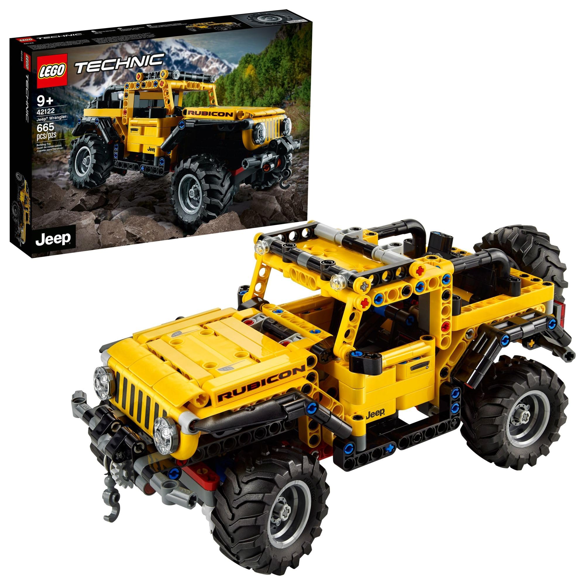 Kit De Construção Lego Technic Jeep Wrangler 4x4 42122 Kids 9+