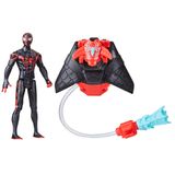 Boneco De Ação Marvel Spider-man Aqua Web Warriors Miles