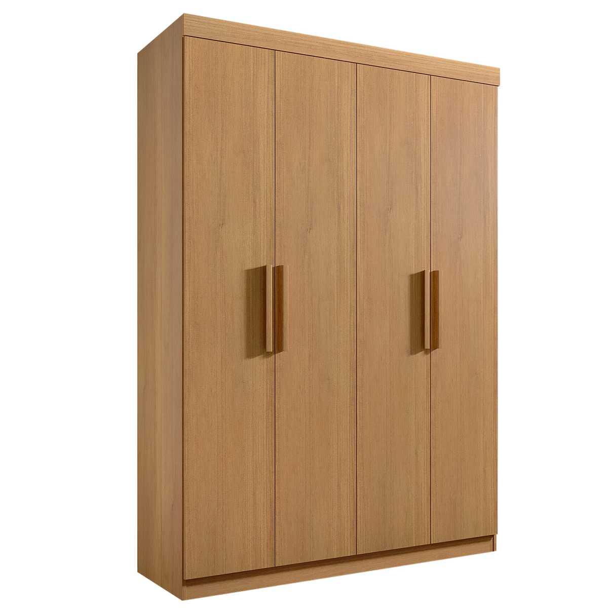 Guarda Roupa Solteiro 4 Portas 3 Gravetas Colibri 100% Mdf D&#39;doro