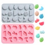 Moldes De Silicone Para Doces Em Forma De Fruta Verdental (2 Peças)