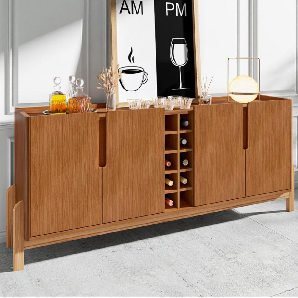 Aparador Buffet 4 Portas 190cm Lizz Casa D