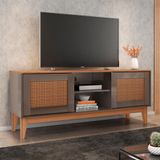 Rack Para Tv Até 60 Polegadas 2 Portas 135cm Safira Casa D