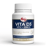 Vita D3 + Vit C + Zinco Vitafor 60 Cápsulas