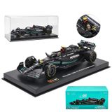 Carro Fundido Sob Pressão Htlnuzd Bburago 2023 1:43 F1 Mercedes Amgw14 #44