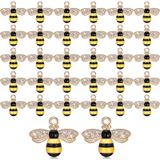 Pingentes Charm Bee Com Strass Para Fazer Joias X32