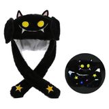 Chapéu Zerone Moving Ear Jump Com Luz Led Para Páscoa, Cosplay