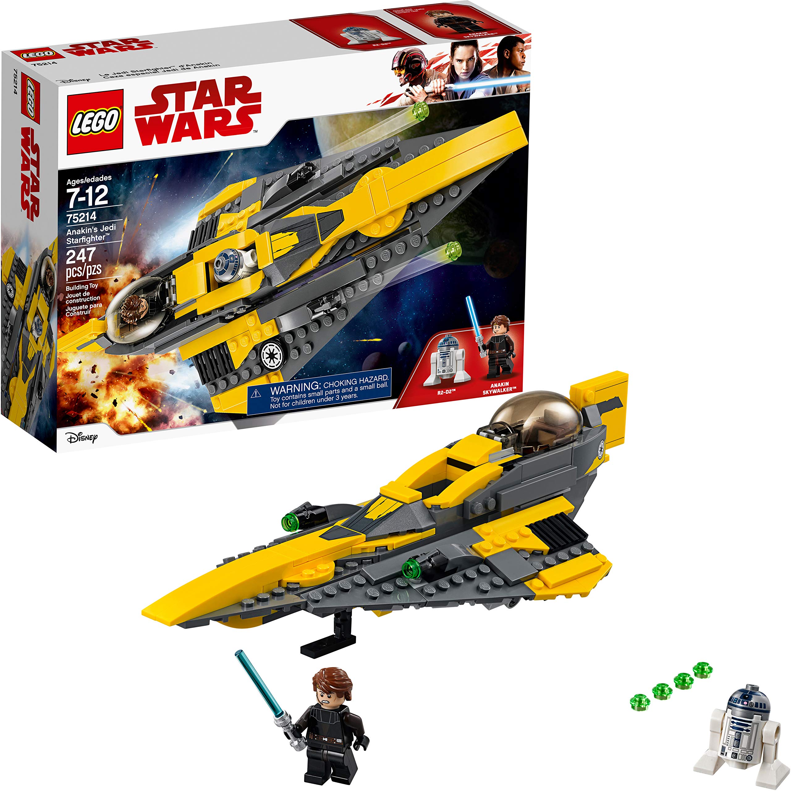 Kit De Construção Lego Star Wars Anakin&#39;s Jedi Starfighter 75214