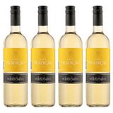 Vinho Branco Brasileiro Tradição Suave 4 Garrafas 750ml