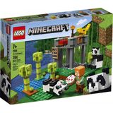 Brinquedo De Construção Lego Minecraft The Panda Nursery 21158