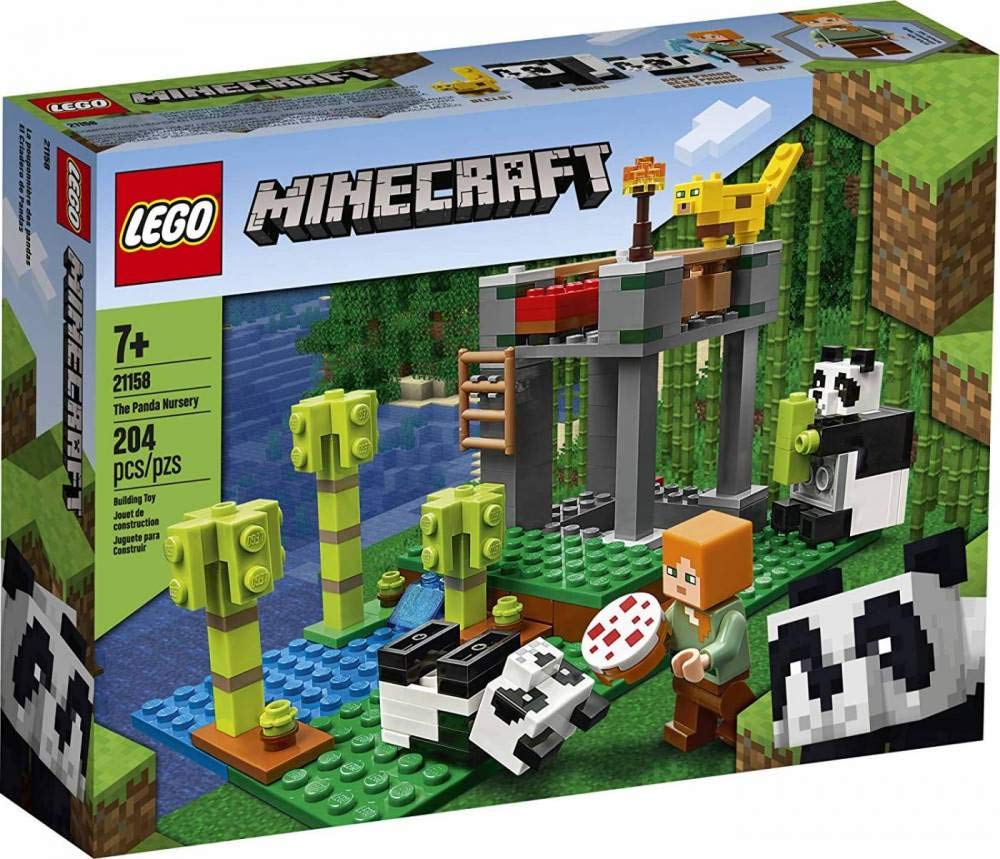 Brinquedo De Construção Lego Minecraft The Panda Nursery 21158