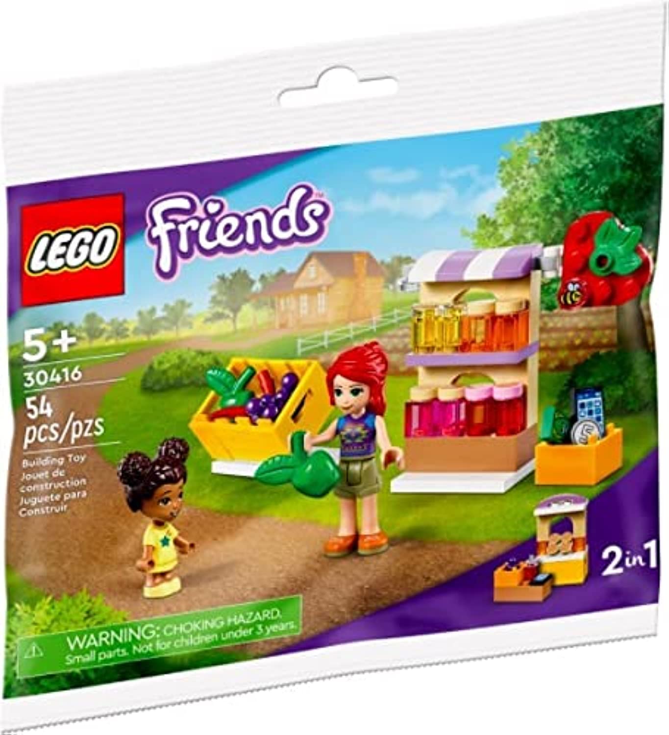 Toy Lego Friends Market Stall 30416 Para Crianças De 5 Anos Ou Mais