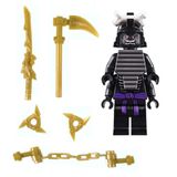 Brinquedo Lego Ninjago Lord Garmadon Com 4 Braços E Armas Douradas