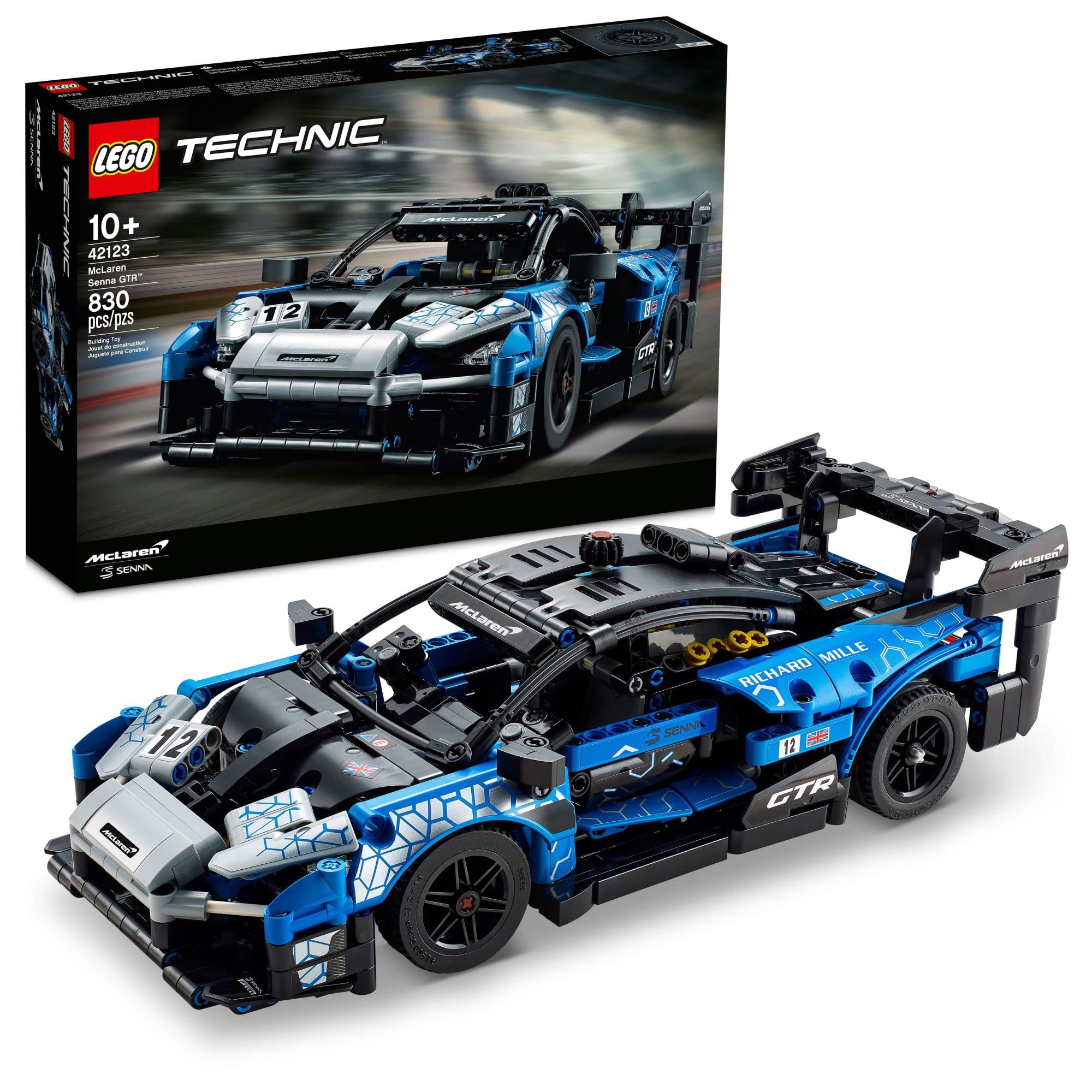 Kit De Construção Lego Technic Mclaren Senna Gtr 42123 Para Crianças