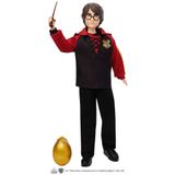 Boneca Colecionável Mattel Harry Potter Triwizard Com Varinha De 26 Cm