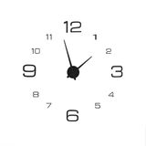 Relógio De Parede Aunmas Modern Acrylic 3d Big Clock Watch Adesivo