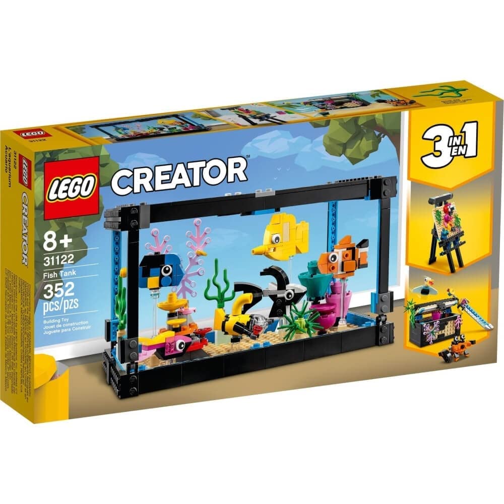 Conjunto De Construção Lego Creator Fish Tank 31122 Exclusive 3 Em 1