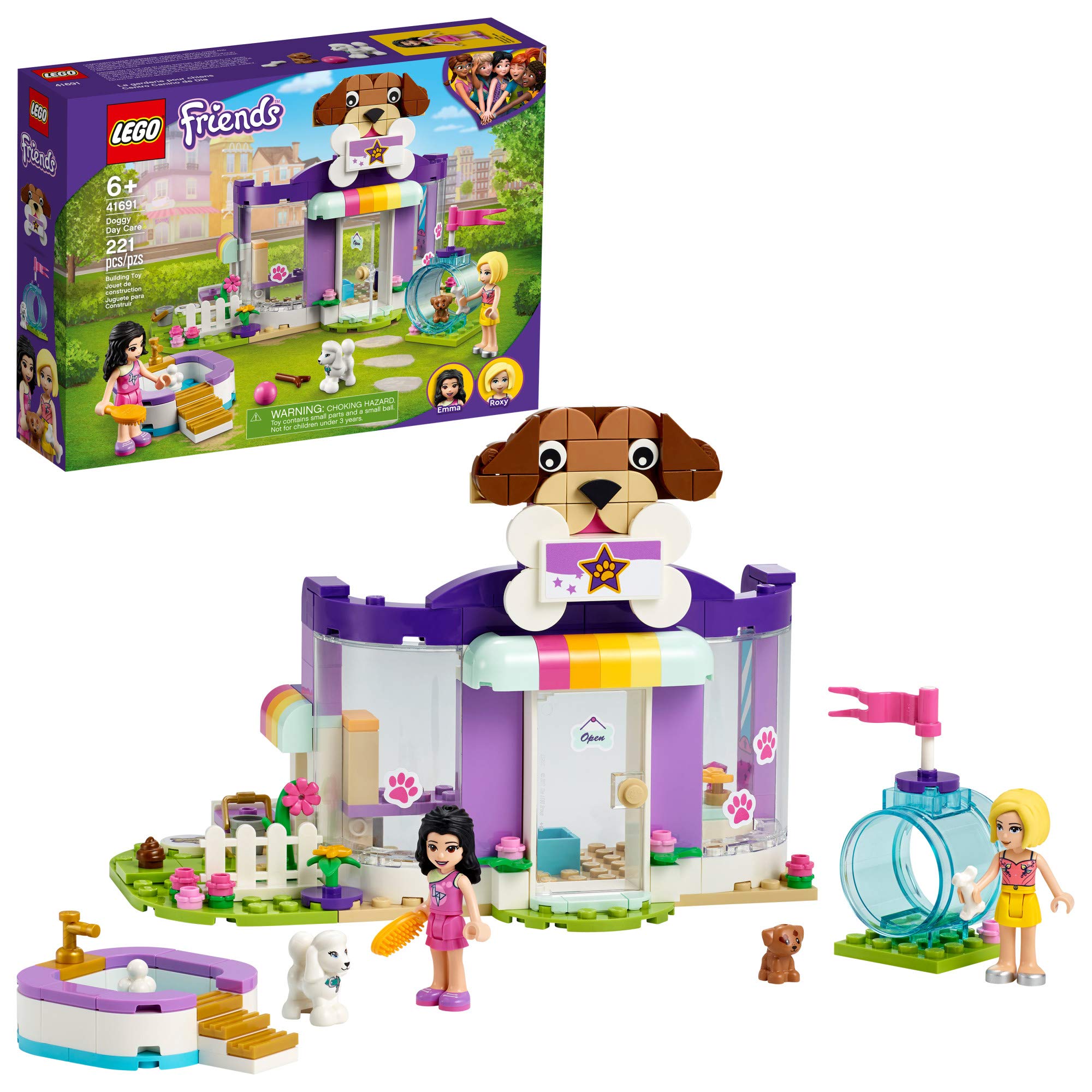 Kit De Construção Lego Friends Doggy Day Care 41691 221 Peças