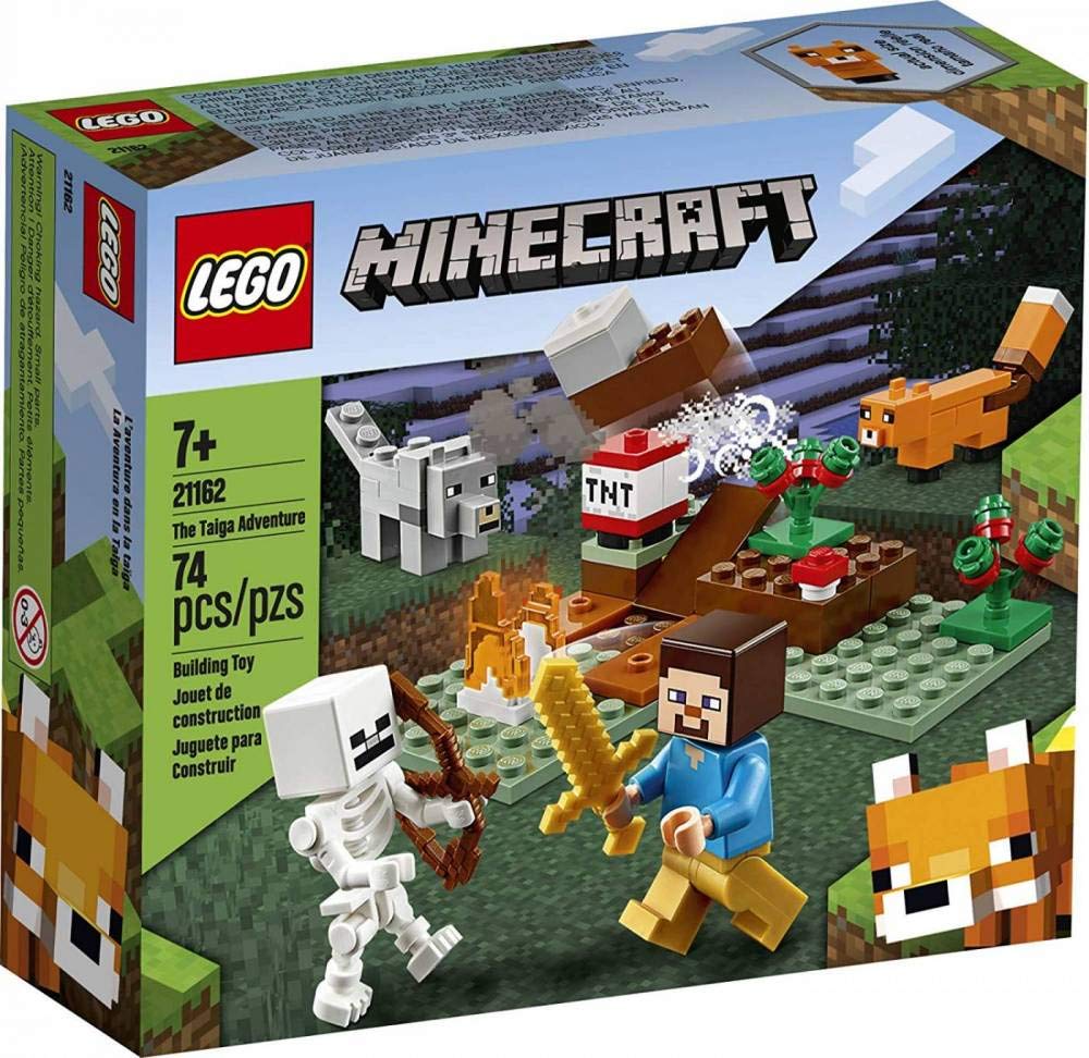 Brinquedo De Construção Lego Minecraft The Taiga Adventure 21162 (74p)