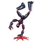 Boneco De Ação Homem-aranha Marvel Bend E Flex Miles Morales