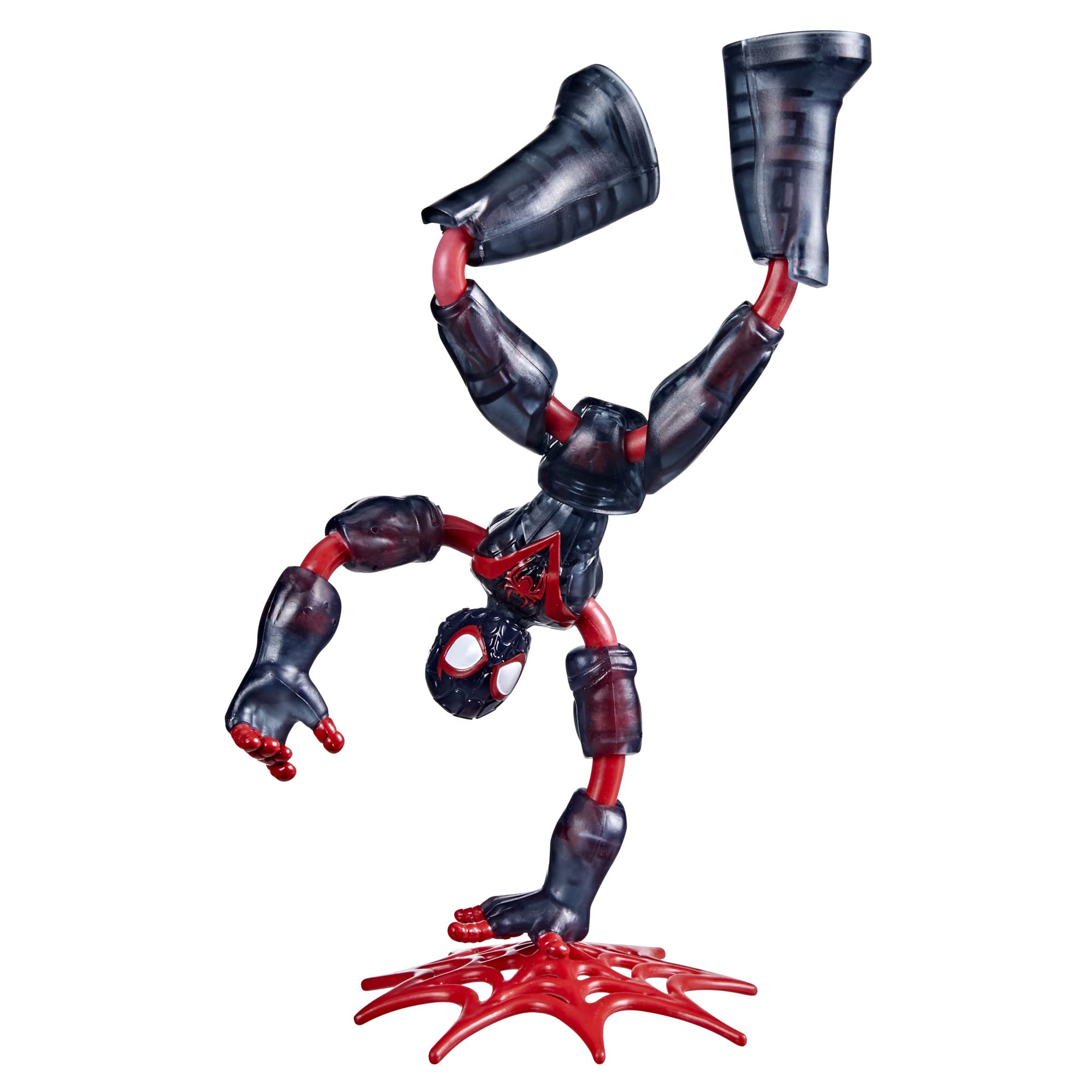 Boneco De Ação Homem-aranha Marvel Bend E Flex Miles Morales