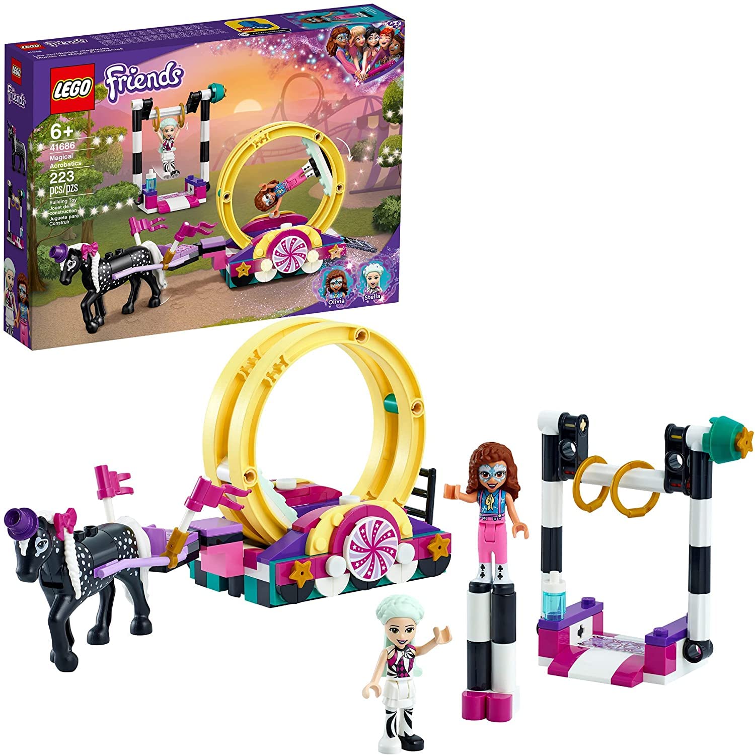 Kit De Construção Lego Friends Magical Acrobatics 41686 (223 Unidades)