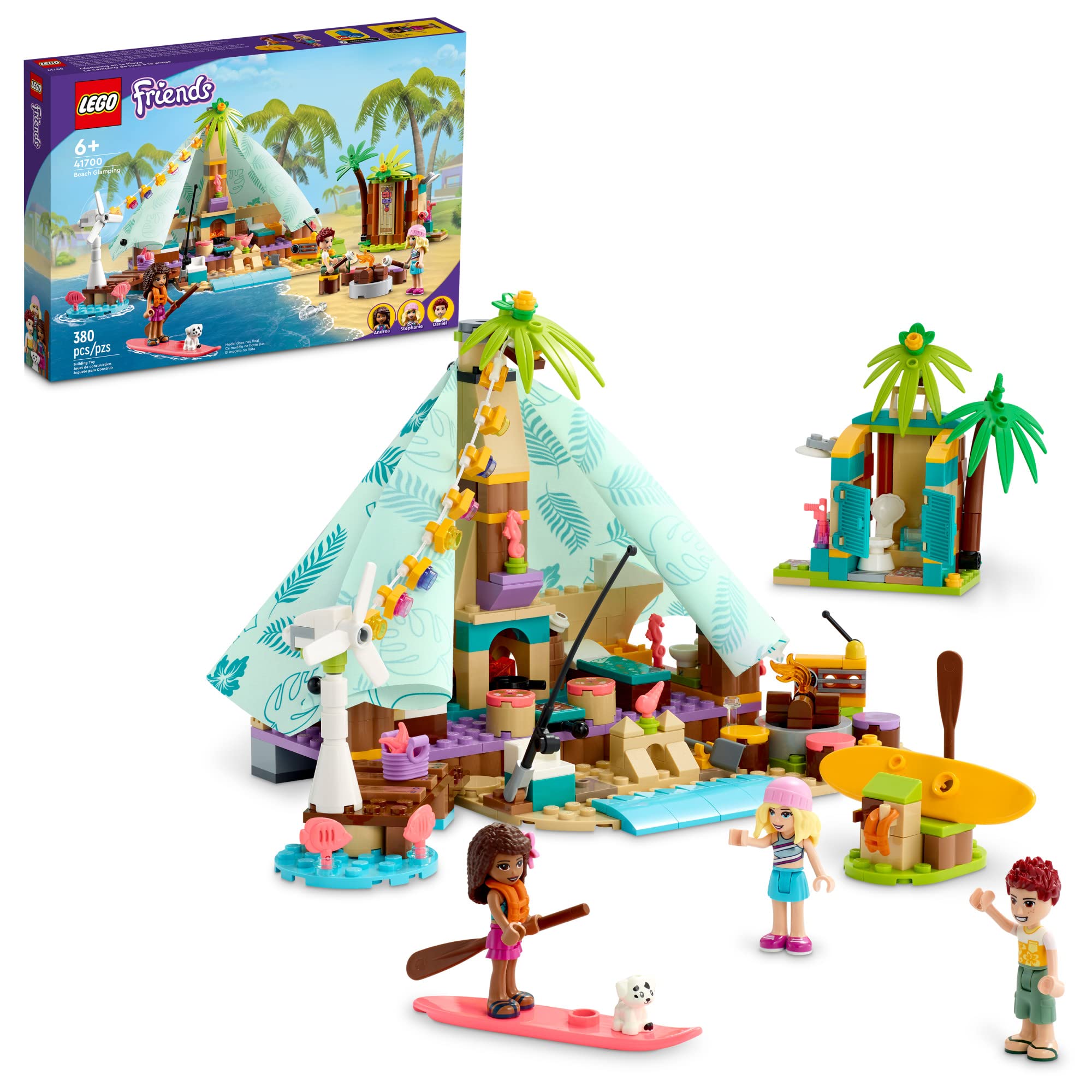 Kit De Construção Lego Friends Beach Glamping 41700 Kids 6+ Yrs