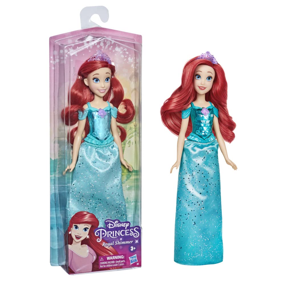 Boneca Fashion Disney Princess Royal Shimmer Ariel Com Saia