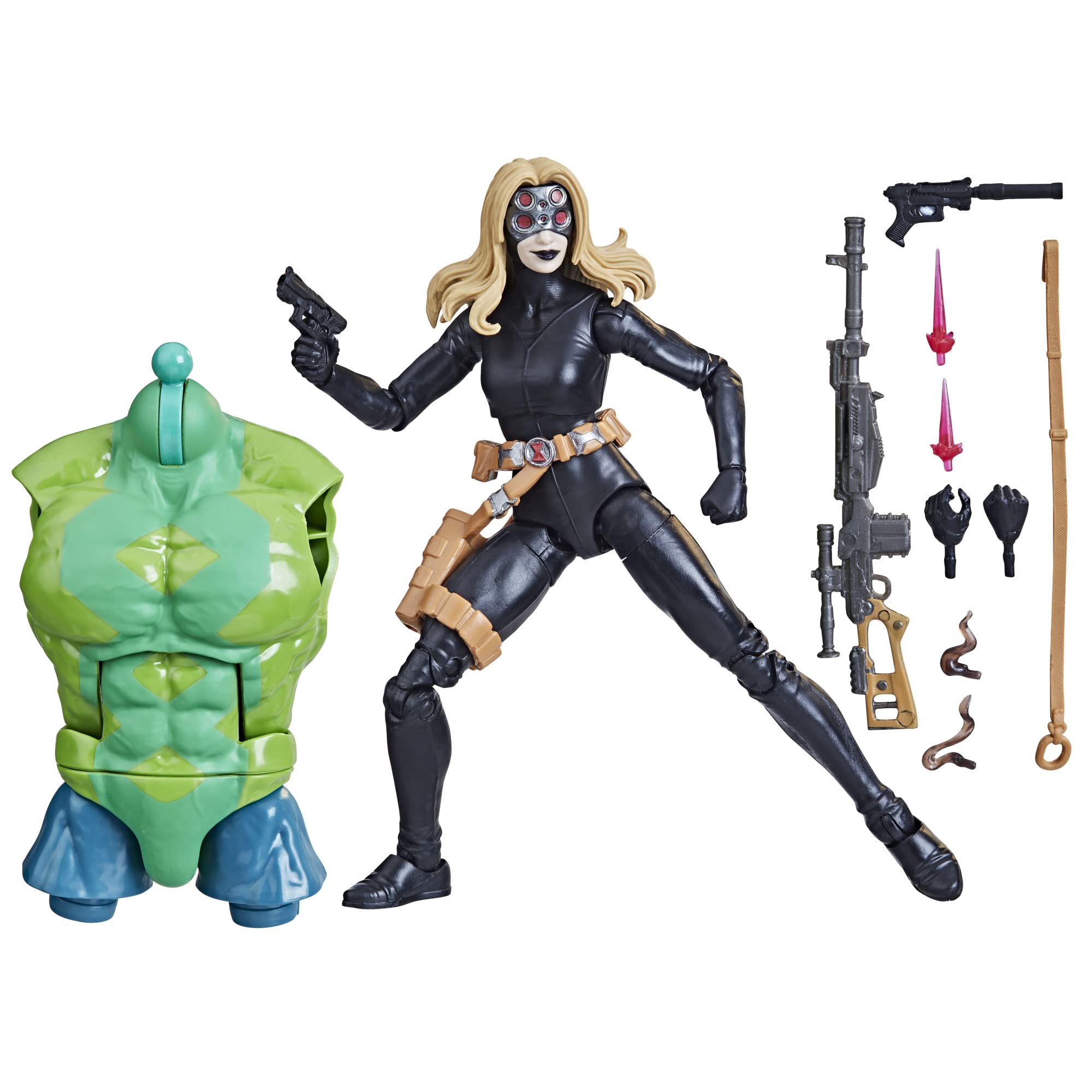 Boneco De Ação Da Série Marvel Legends Yelena Belova Black Widow