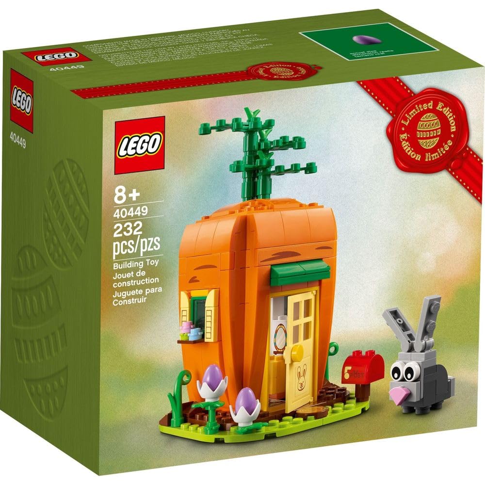 Conjunto De Páscoa Lego Ideas 40449 Creator Bunny&#39;s Carrot House 232 Unidades