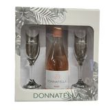 Kit Frisante Donnatella Rosé Suave + 2 Taças