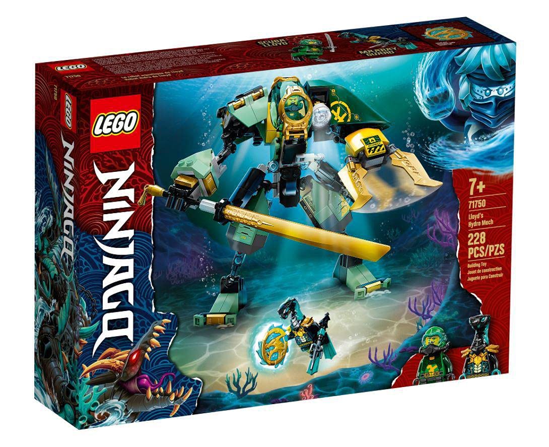 Kit De Construção Lego Ninjago Lloyd&#39;s Hydro Mech 71750 7+ Years