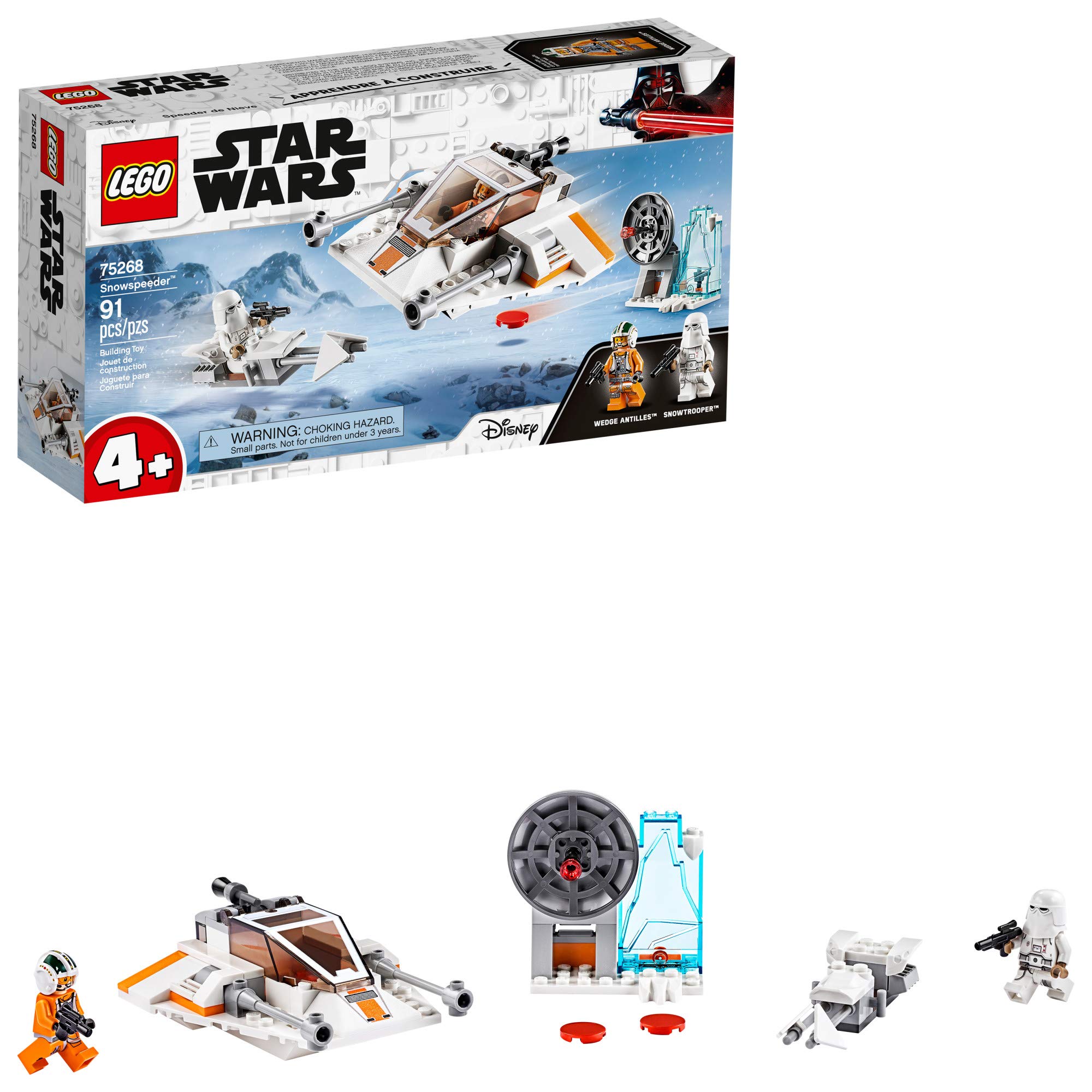 Brinquedo De Construção Lego Star Wars Snowspeeder 75268 91 Peças