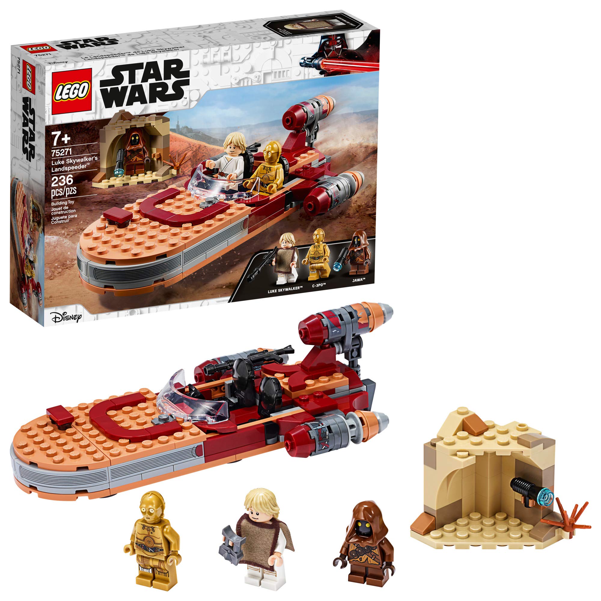 Kit De Construção Lego Star Wars Luke Skywalker&#39;s Landspeeder