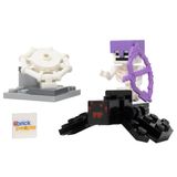 Minifigura E Esqueleto De Brinquedo Lego Minecraft Spider Com Mais De 6 Anos