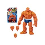 Boneco De Ação Marvel Hasbro Legends Series Retro Fantastic Four Thing 15 Cm Com 3 Acessórios