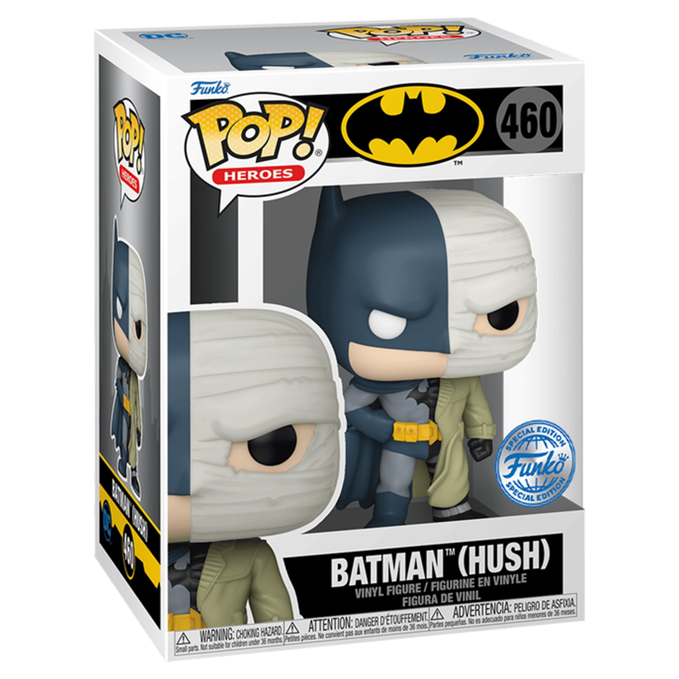 Boneco De Ação Funko Pop! Heróis Da Dc Batman Hush #460