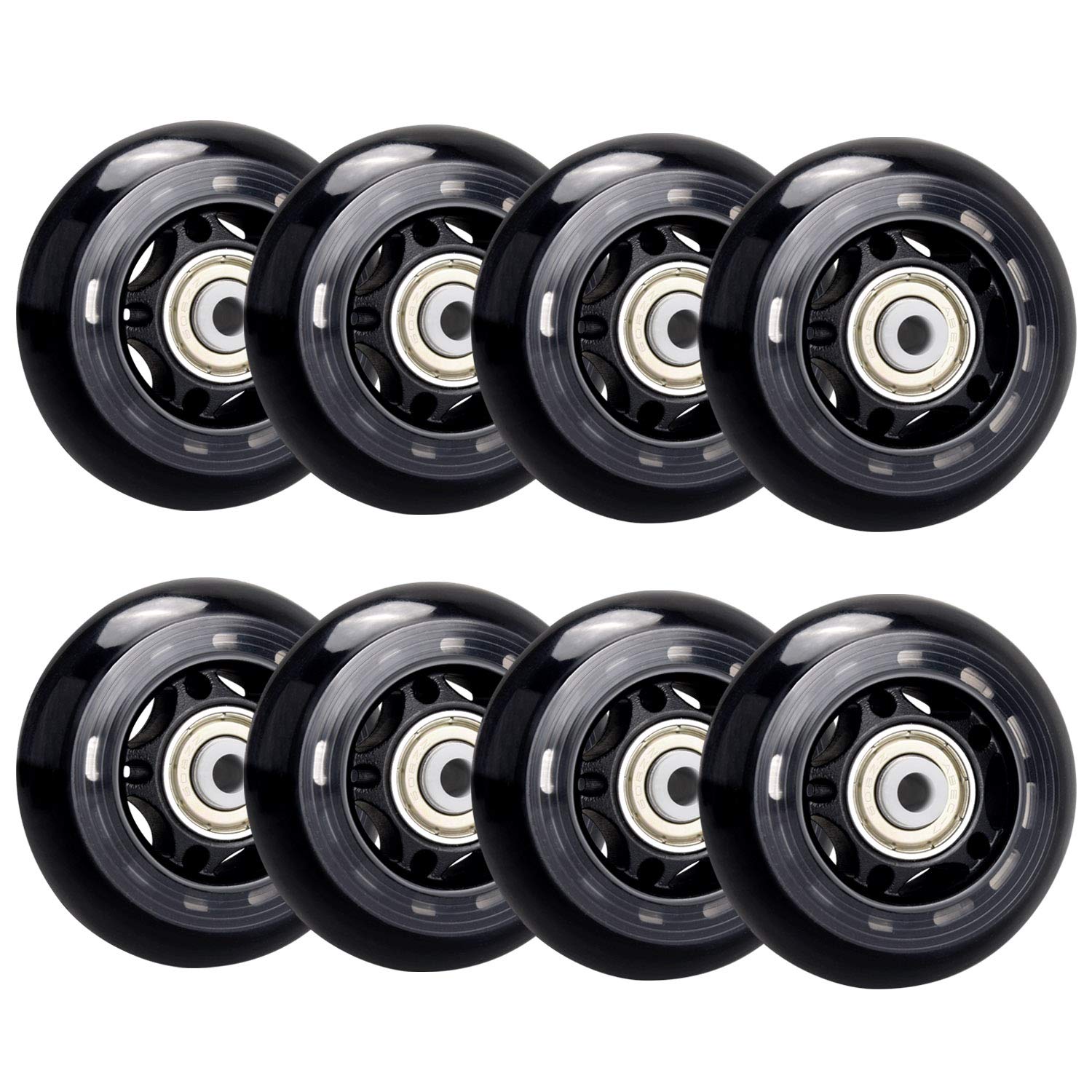 Rodas De Reposição De Skate Em Linha Tobwolf 64mm 82a, Pacote Com 8