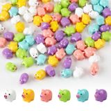 Mini Resin Pigs Xihircd 120 Unidades Para Festa De Casa De Bonecas No Jardim
