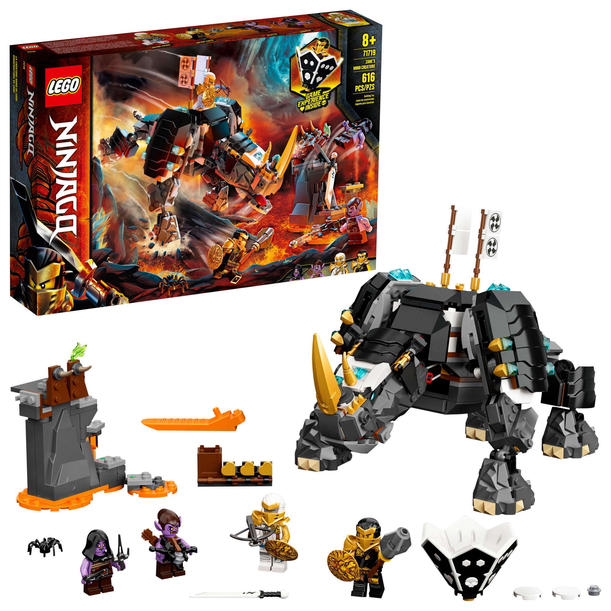 Conjunto De Construção Lego Ninjago Zane&#39;s Mino Creature 71719 Kids