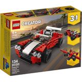 Brinquedo De Construção Lego Creator 3 Em 1 Sports Car 31100 (134 Peças)