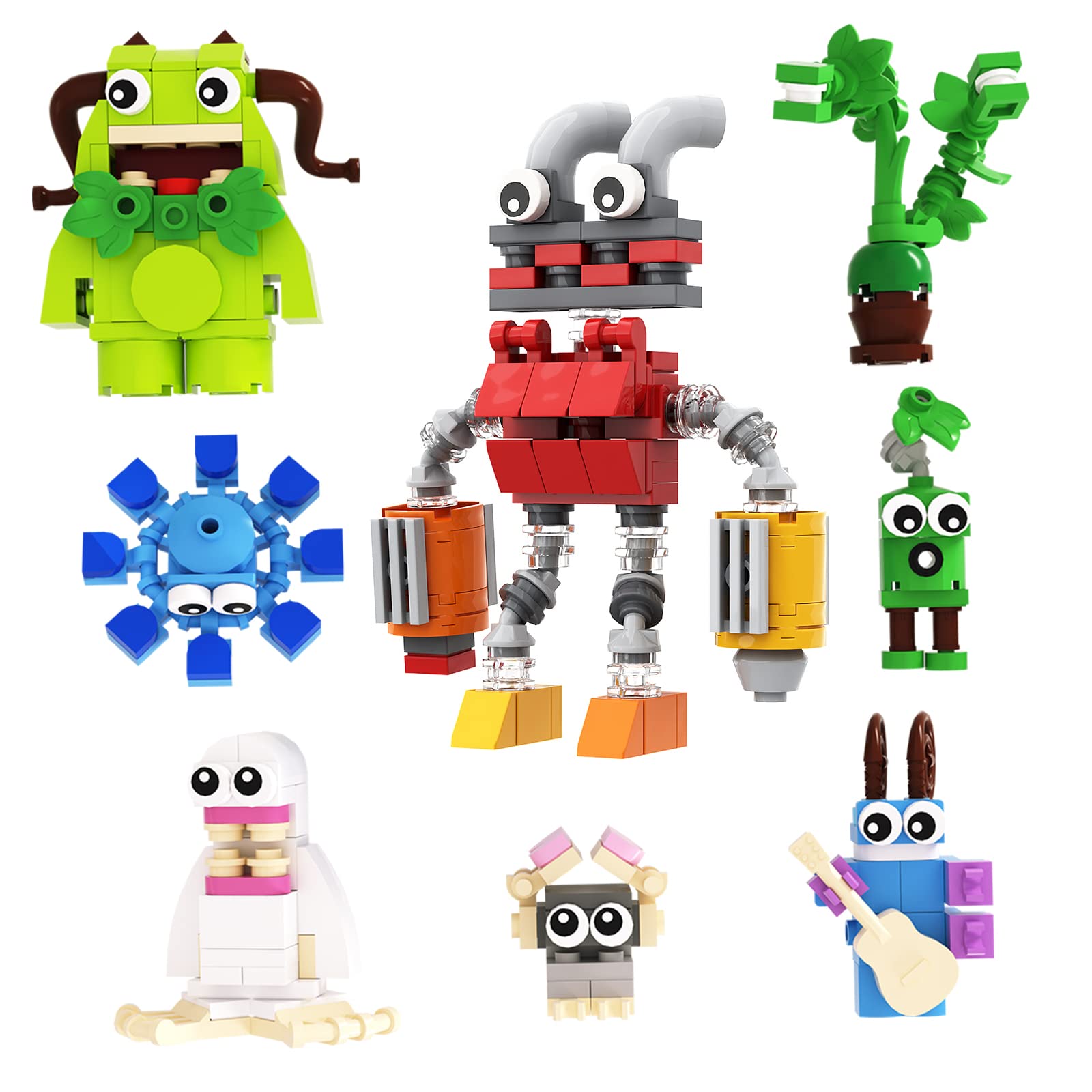 Conjunto De Blocos De Construção Monsters Epic Wubbox Singing 281 Unidades 9+