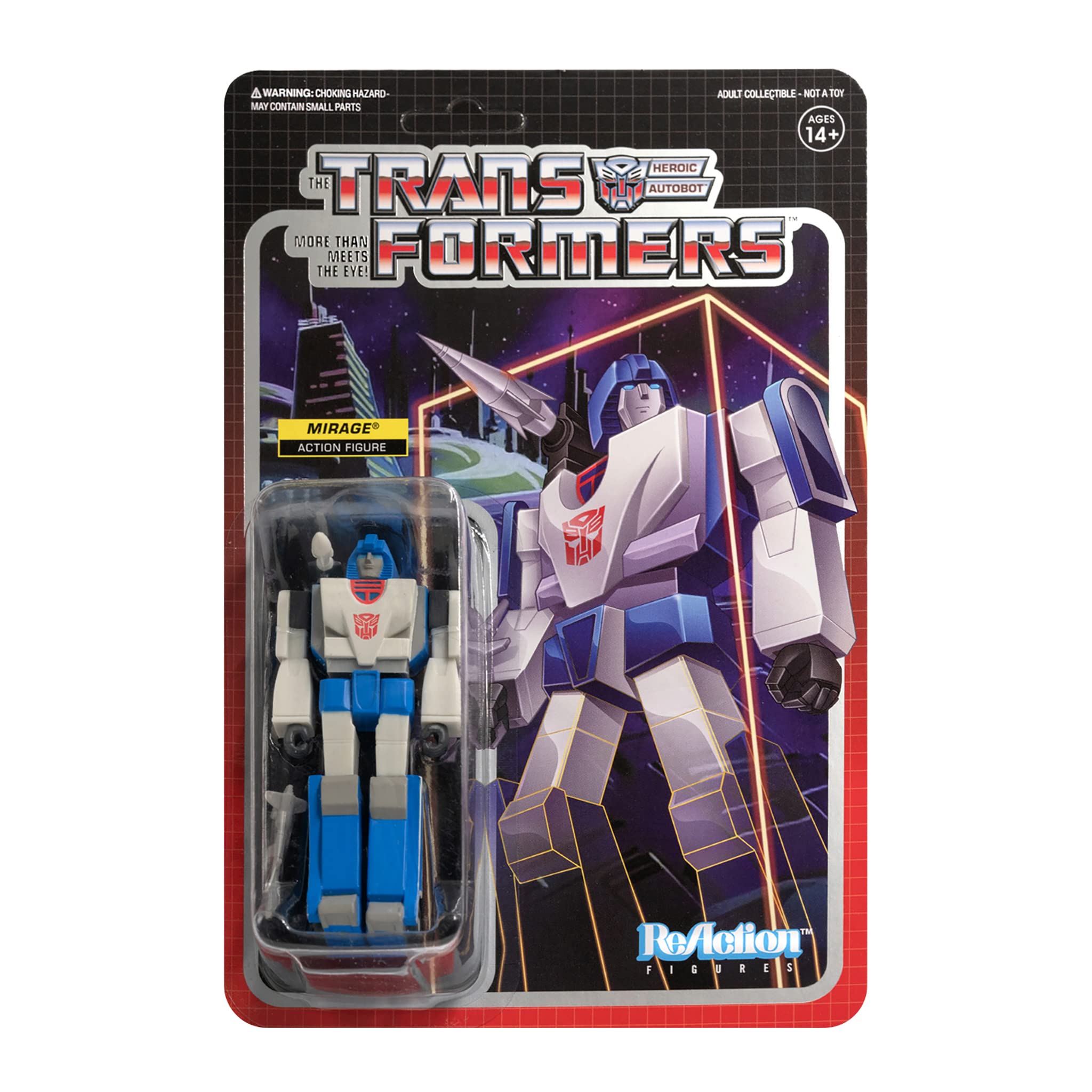 Boneco De Ação Super7 Transformers Mirage 9,5 Cm Autobots