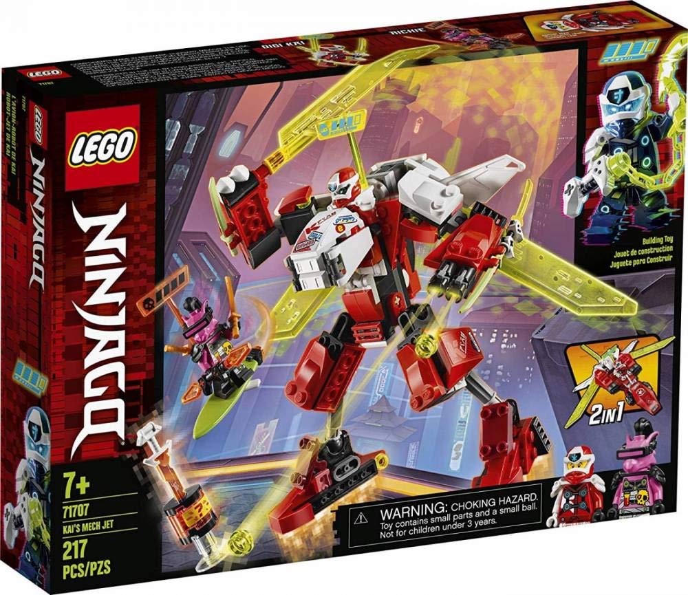 Kit De Construção Lego Ninjago Kai&#39;s Mech Jet 71707 217 Peças