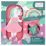 Boneca De Vestir Magnética Stephen Joseph Unicórnio E Princesa