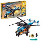 Kit De Construção: Helicóptero De Rotor Duplo Lego Creator 3 Em 1 31096