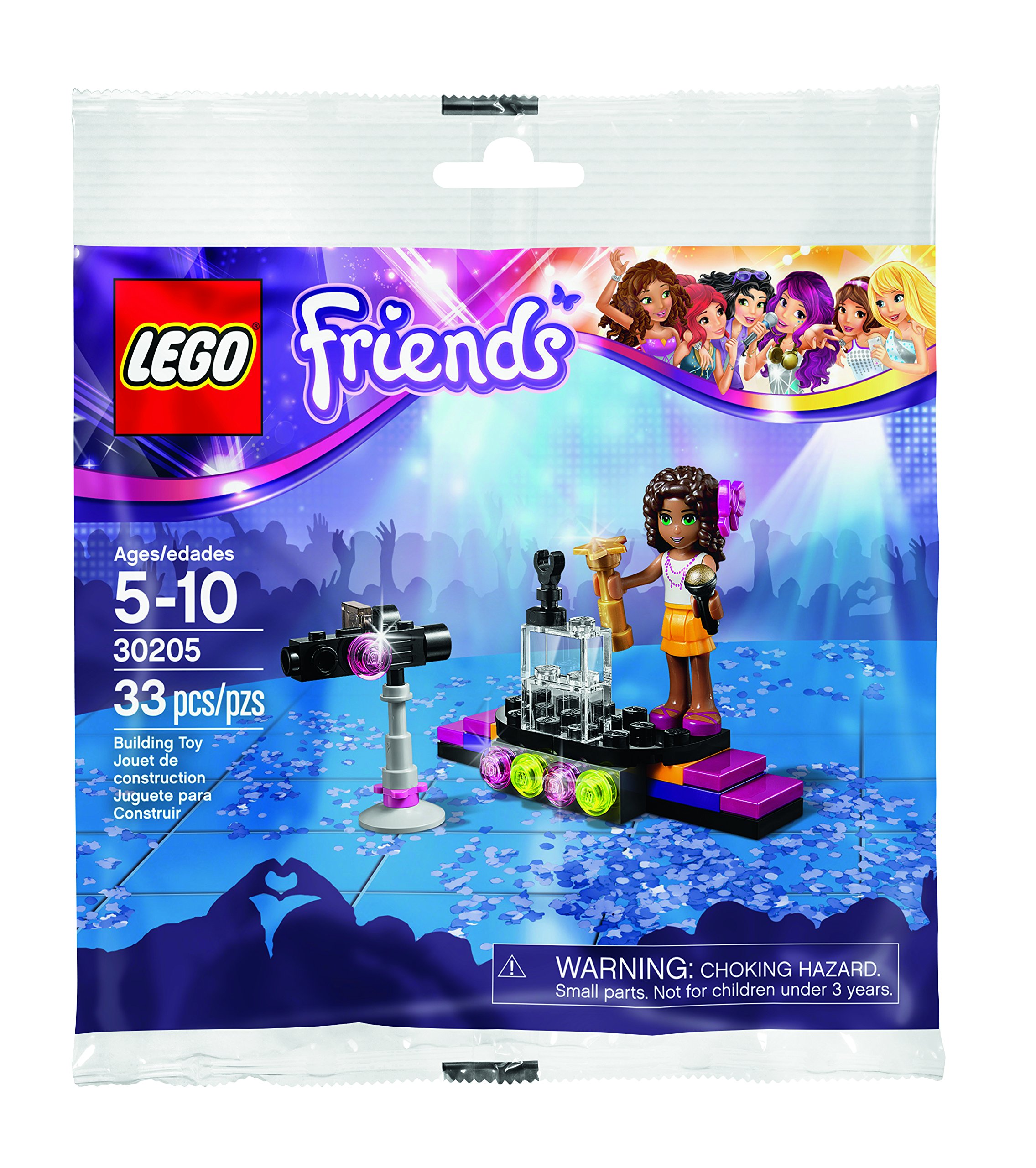 Conjunto De Construção Lego Friends Pop Star Andrea 30205