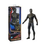 Boneco De Ação Spider-man Marvel Titan Hero 30 Cm Preto/dourado