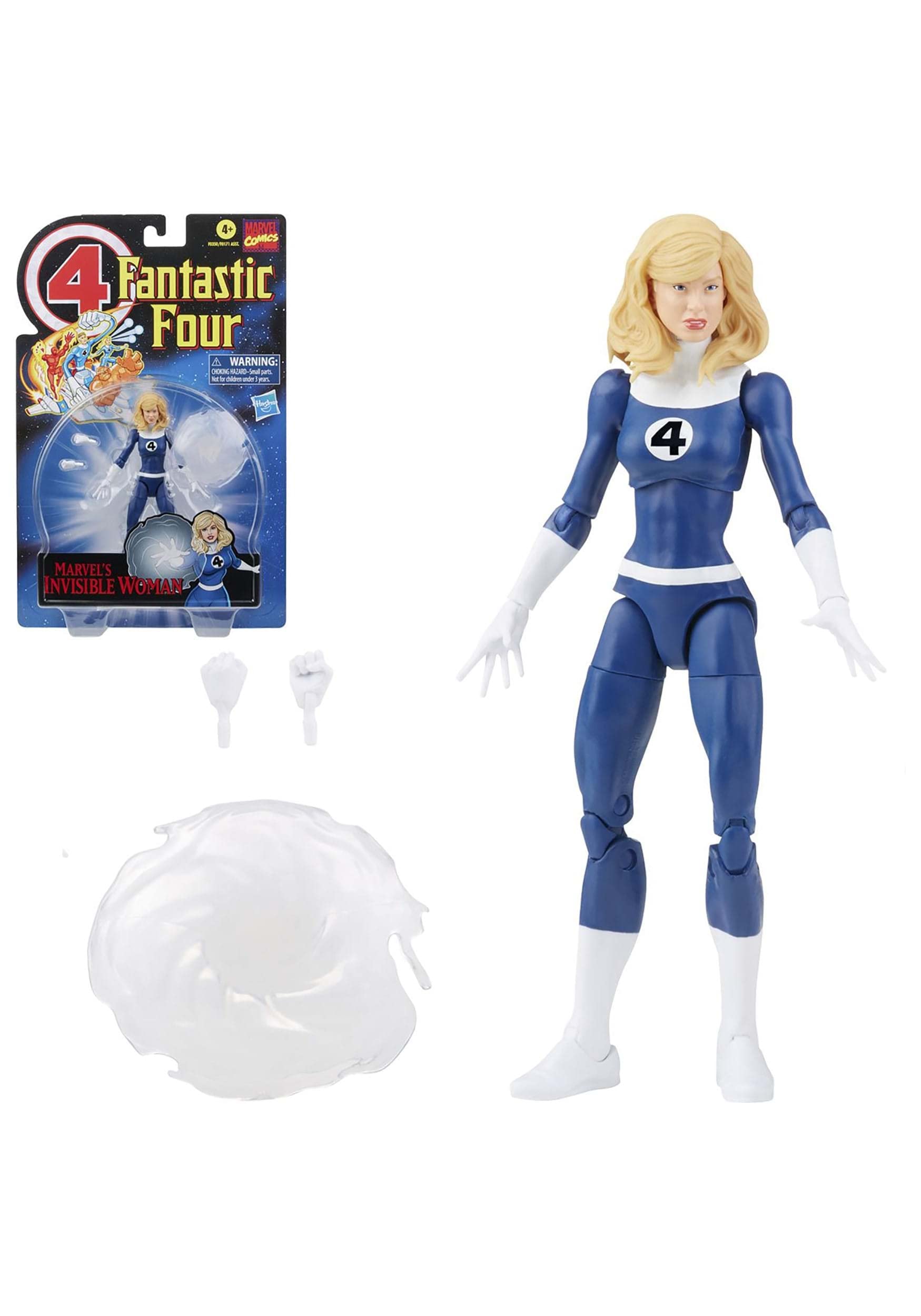 Boneco De Ação Marvel Legends Series Retro Fantastic Four