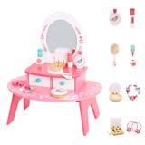 Conjunto De Brinquedos Vanity Play Tookyland Toddler Princess Para Meninas De 3 Anos Ou Mais